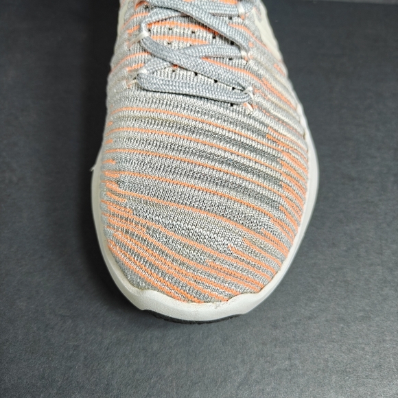 Nike Free Train Force Flyknit Grey Orange  Running Shoes Men's Sneakers Size 11 - Picture 6 of 9